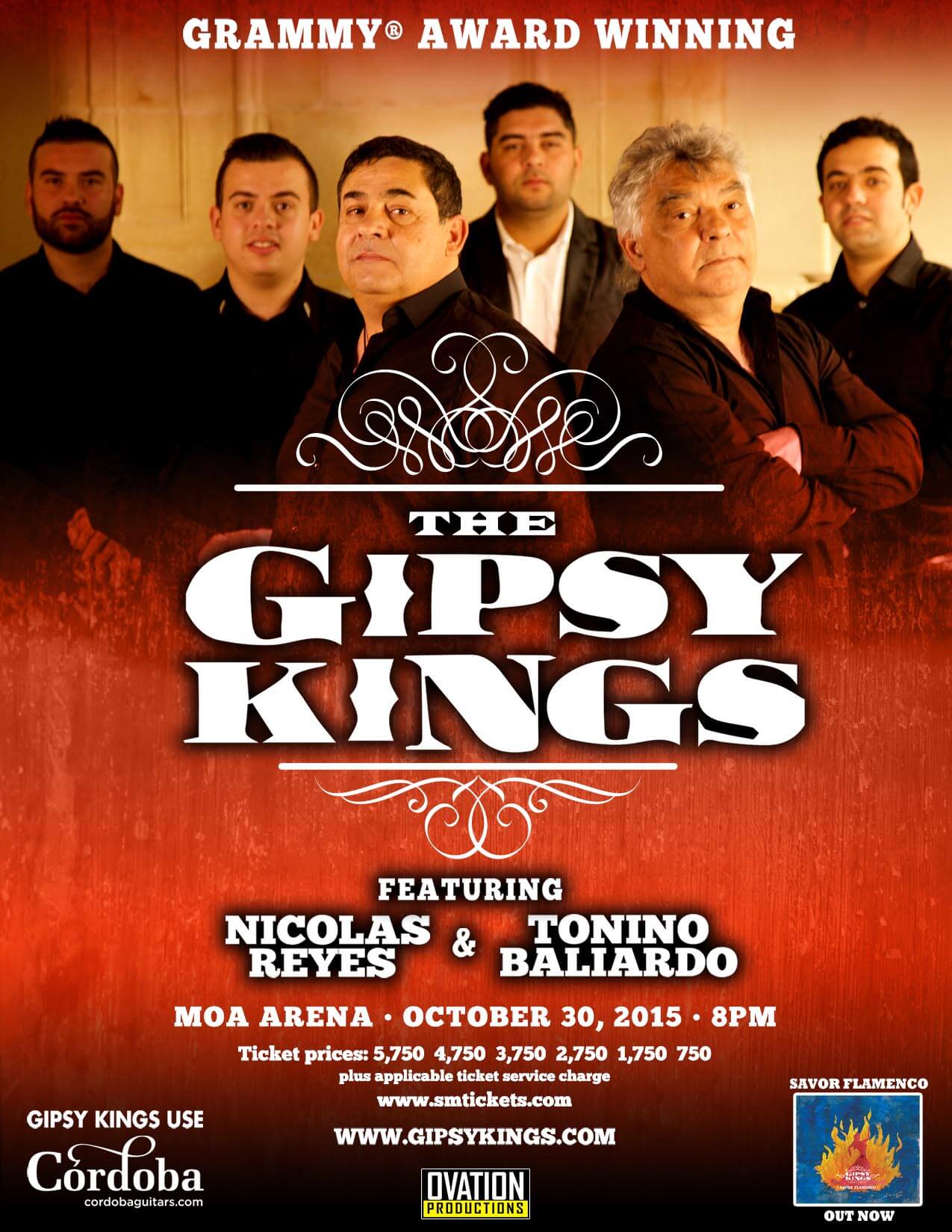 Get Ready to Dance, The Gipsy Kings is Coming to Manila for a One-Night Concert on October 30