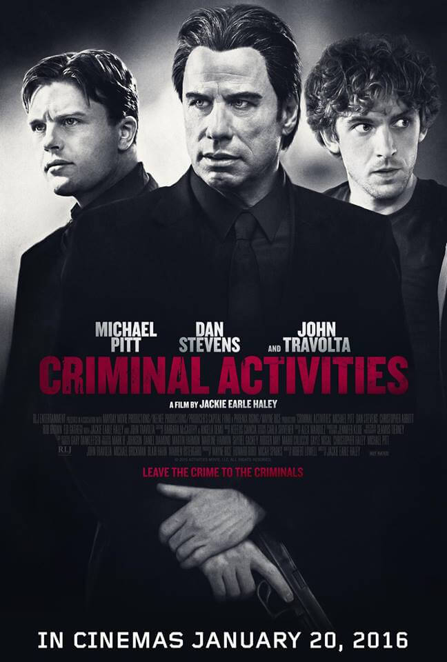 John Travolta Stars Along with Dan Stevens and Michael Pitt in New Thriller Movie, ‘Criminal Activities’