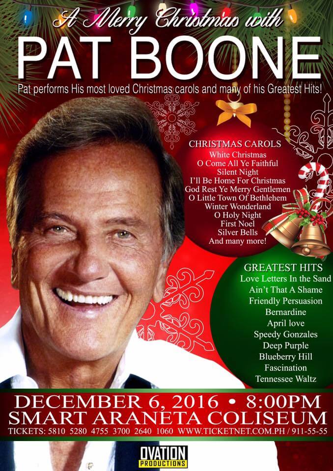 Have a Merry Christmas with Pat Boone