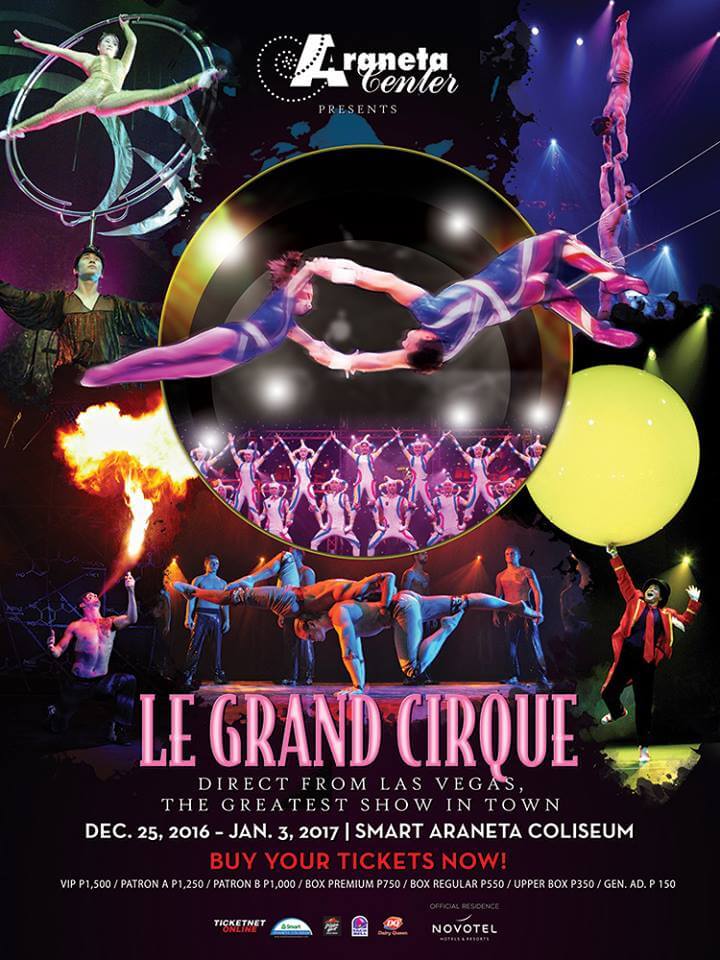 Catch the Electrifying Performances of ‘Le Grand Cirque’ at the Smart Araneta Coliseum This Yuletide Season: Watch