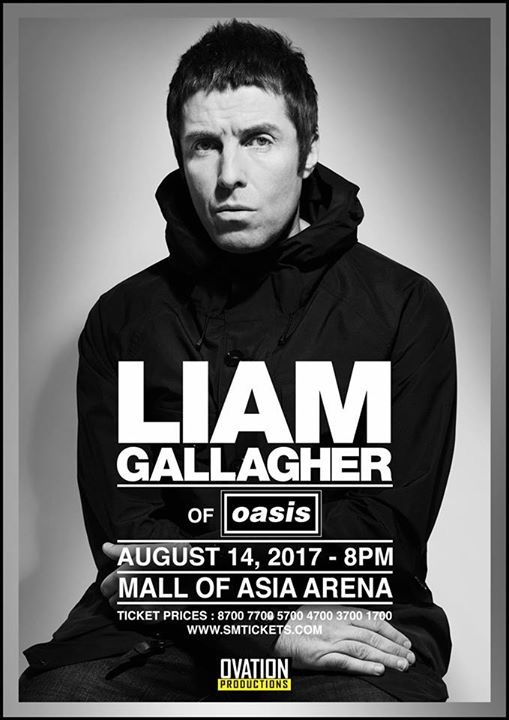 Oasis’ Liam Gallagher to Perform in Manila in August