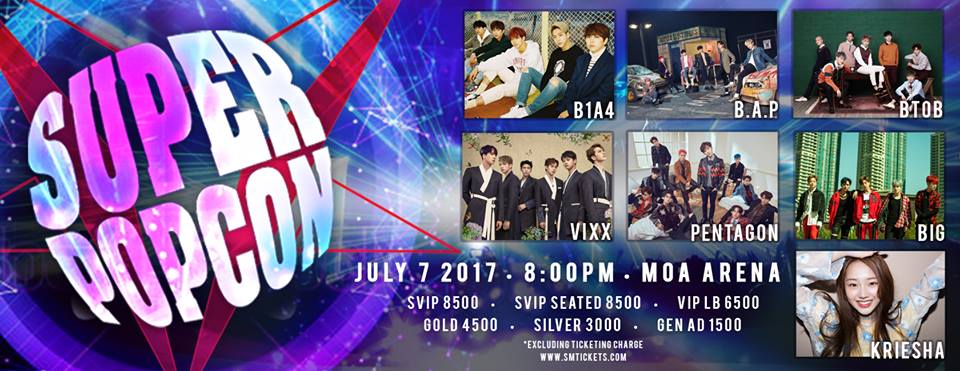 K-Pop Stars Coming to Manila for Super Pop Con 2017