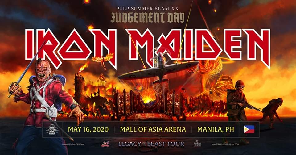 Iron Maiden Headlines Pulp Summer Slam XX With Dragonforce & Death