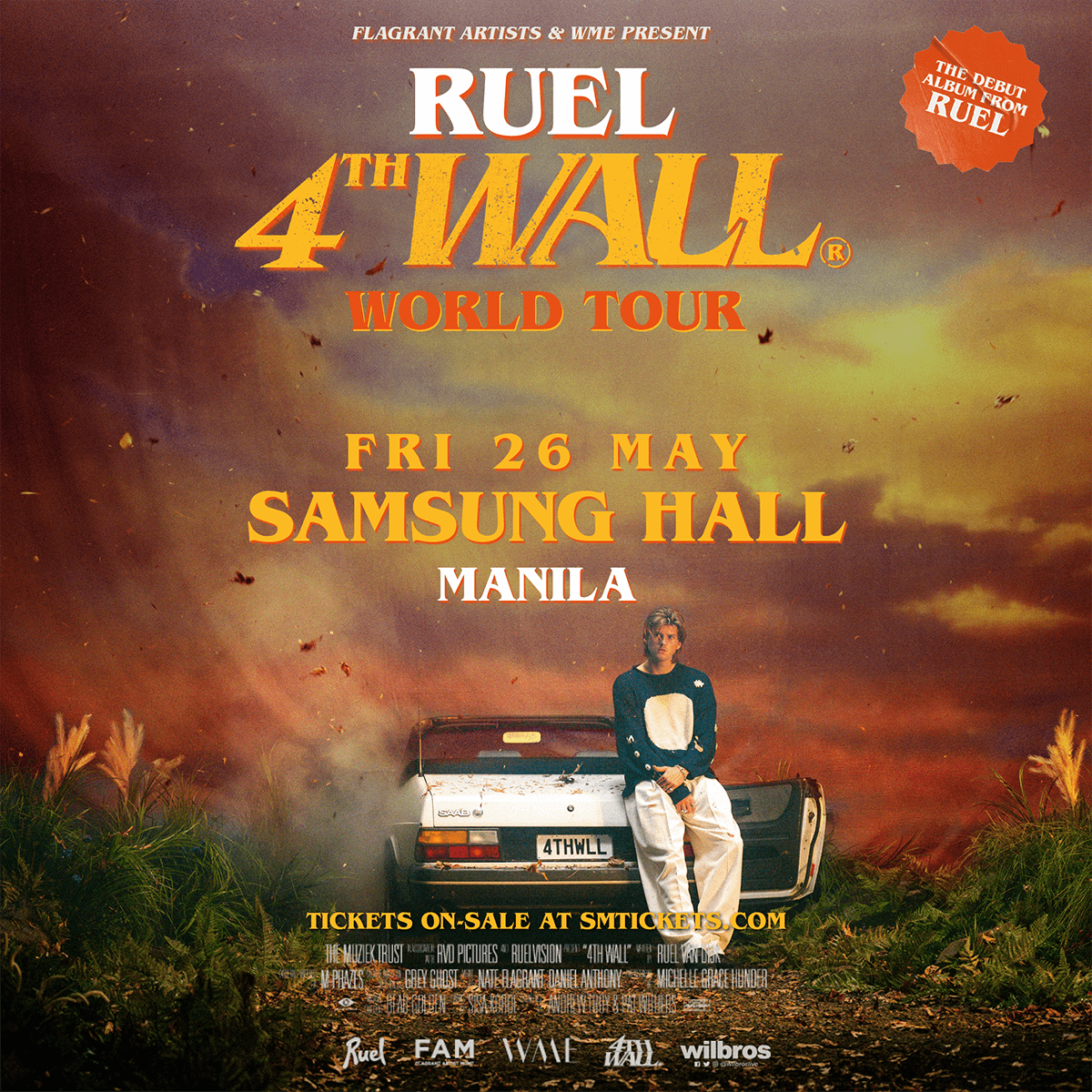 Ruel Coming Back to Manila for 4TH WALL World Tour MNL Online